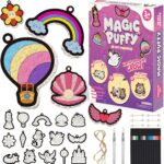 FarmNix 3D Art Kit, Magic Foam Texture Painting Kit, Zero-Pollution Digital Coloring Creative Crafts for Kids, DIY Painting Gifts for Children's Birthday Parties Ages 4, 5, 6, 7, 8, 9, 10 - Image 2