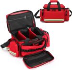 First Aid Bag Empty First Responder Bag,First Aid Kits Storage,Trauma Bag with Detachable Dividers, Medical Bag for Nurses,Ideal for EMT, EMS,Paramedics,Home Health Care(Bag Only) - Image 2