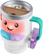 Fisher-Price Baby & Toddler Toy Laugh & Learn Coffee Mug Musical Activity with Lights & Educational Songs for Infants Ages 6+ Months - Image 2