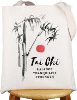 G2TUP Tai Chi Tote Bag Tai Chi Teacher Gifts Chinese Martial Arts Gift Tai Chi Instructor Shoulder Bag Tai Chi Master Gift - Image 2