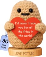 Gift for Husband, Boyfriend | Tiny Potato with 30 Cute & Romantic Signs | Couples Anniversary Present for Men | Christmas or Birthday Present Idea for Husband Boyfriend | Valentines Day Gifts for Him - Image 2