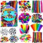 GoodyKing Arts and Crafts Supplies for Kids - 1170Pcs+ Craft Art Supply Kit for Toddlers Kids Craft Supplies & Materials Age 4 5 6 7 8 9 - Christmas D.I.Y. Crafting School Supplies - Image 2