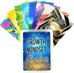 Growth Mindset Positive Affirmation Cards, 54 Affirmations, 150+ Inspiring Questions, Glossy Coated Cards with Storage Box, Meaningful Gift, Loved by Teachers, Therapists and Parents - Image 2