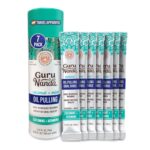 GuruNanda Travel Sachets Coconut Oil Pulling, Fresh Breath Mouthwash, 7 Essential Oils & Vitamins for Happy Teeth & Gums, 7 Sachets - Image 2