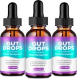 Gut Drops, Official GutDrops Supplement Liquid Droppers - Maximum Strength, All Natural Liquid Formula Support Healthy Lifestyle and Lasting Energy, GutDrops Support Reviews (3 Pack) - Image 2