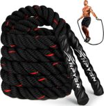 HPYGN Jump Rope, Weighted Jump Rope for Men women, 2.8lb 3.8lb 5lb Heavy Skipping Rope for Exercise, Adult Jumpropes for Home Workout, Improve Strength and Building Muscle,Total Body Workout Equipment - Image 2