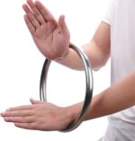 HYOUT Wing Chun Stainless Ring Yewen Sau Sticky Hand Strength Training Tsun Siu Lum Kung Fu Self Defense - Image 2