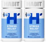 Habit Stress Relief Supplement 2 Pack (120 Capsules) - New Look, Supports Relaxation & Mood Balance, Vitamin B, Adaptogens, Lemon Balm, Calming, Vegan, Non-GMO - Image 2