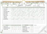 Habit Tracker Calendar-12 Months Undated Daily Weekly Goal and Habit Tracker Journal Planner with Spiral Binding, Boost Productivity Tool and Workout Calendar, 11.7"*8.5" - Image 2