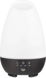HealthSmart 500ML Essential Oil Diffuser for Large Rooms, Cool Mist Humidifier and Aromatherapy Diffuser, Adjustable Timer, Mist Mode and 7 LED Light Colors, White (Pack of 1) - Image 2