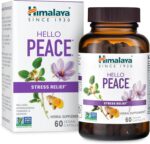 Himalaya Hello Peace - Herbal Stress Relief Supplement with Ashwagandha and Turmeric for Normal Cortisol and Adrenal Support - Vegan, Non-GMO, Gluten Free, 60 Capsules - Image 2