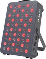 Hooga Red Light Therapyfor Face & Body, 60 LEDs, 660nm Red 850nm Near Infrared with Timer for Pain Relief, Skin Health, Anti-Aging, Sleep, Energy & Recovery, Includes Hanging Kit & Handle - HG300 - Image 2