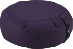 Hugger Mugger Zafu Meditation Cushion - Support in Cross-Legged Sitting, Buckwheat Filled, Durable Fabric, Convenient Handle, Handmade in USA - Image 2