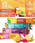 IQMIX Hydration Electrolyte Powder – 4-in-1 Formula for Hydration, Mental Clarity, Mood and Recovery – Sugar-Free Drink Mix, Keto, Magnesium L-Threonate, Lion’s Mane – 20 Count Vacation Variety Pack - Image 2