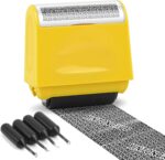 Identity Theft Protection Roller Stamp, Id Defender Roller Stamp, Confidential Stamp, Address Blocker Roller Stamps for Your Privacy and Security (4 Refill Ink Included) - Image 2