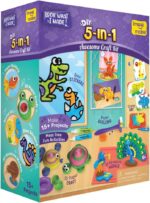 Imagimake 5 in 1 Awesome Craft Kit | Over 15 Projects Creative DIY Arts & Crafts Kit for Kids | Christmas Activities for Kids 6-8-12 | Christmas Gifts for 5,6,7,8,9,10,11,12 Years Old Girls & Boys - Image 2