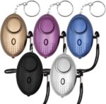 KOSIN Safe Sound Personal Alarm, 5 Pack 140DB Personal Security Alarm Keychain with LED Lights, Emergency Safety Alarm for Women, Men, Children, Elderly - Image 2