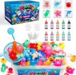 Kiditos Magic Water Elf Toy Kit–Squishies for Kids, 10 Gels & 6 Molds, Magic Gel Water Pets Sensory Toy, Fun DIY Craft Kit, Party Favors, Birthday & Christmas Gifts for Kids Ages 3+ - Image 2