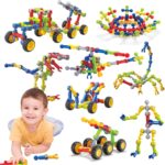 Kids Building Kit STEM Toys, 110 Pcs Educational Construction Engineering Building Blocks DIY Learning Set for Ages 3-10 Year Old Boys Girls, Best Gift for Children Creative Games Fun Play - Image 2