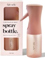 Kitsch Continuous Spray Bottle for Hair – Fine Mist Water Mister & Water Spray Bottle – Recycled Hair Spray Bottle – Spray Bottles for Cleaning, Styling, Plants & More – Terracotta, 150ml - Image 2