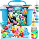Klever Kits Glow-in-The-Dark Water Gel Kit, Magic Fairy Water Pets Toy Kit with 10 Gels(7 Glow-in-The-Dark Gels), 12 Molds, Preserving Bottle, DIY STEM Craft Kits, Arts and Crafts for Kids - Image 2