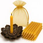 Kline Meditation Beeswax Candle Set 20 Minutes of Relaxation Made in USA - Image 2