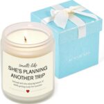 Kosmickiss Best Travel Gifts for Women, Lavender Soy Wax, Funny Gift for Travelers Women, Vacation, Travel Gift for Her, Sister, Friends - Image 2