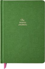 Kunitsa Co. Travel Journal - Guided Notebook for Travelers to Plan & Reflect on Vacations & Trips. Keepsake Travel Gift, Basil Green - Image 2