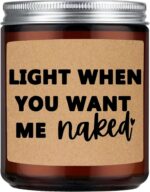 LEIOH Anniversary Valentines Day Gifts for Her, Him, Funny Wedding Gift for Men, Women, Boyfriend, Girlfriend, Husband, Wife, Birthday, Christmas Gifts, Lavender Scented Candle - Image 2