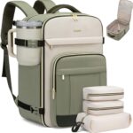 LOVEVOOK 40L Travel Backpack for Women & Men - 17.3 Inch Carry On Backpack & Personal Item Backpack for Airlines, Spacious and Durable Design, with 3 Packing Cubes - Image 2