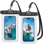 Lamicall Waterproof Phone Pouch Case - [2 Pack][Easy Lock & Heavy Duty] IPX8 Water Proof Cell Phone Dry Bag for Beach, Protector for iPhone 17 16 15 14 13 12 11 Pro Max Plus Air, Galaxy S25 S24, 4-7" - Image 2
