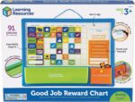 Learning Resources Good Job Reward Chart - 91 Piece Set, Custom Magnetic Chore and Responsibility Chart for Kids, Chore Magnets for Toddlers, Kids Job Chart - Image 2