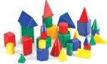 Learning Resources Mini GeoSolids - Geometry Shapes, Pattern Blocks, Homeschool, 3d School Figures for Teaching, Math Manipulatives Essentials, Classroom Must Haves, Teacher Supplies Accessories - Image 2