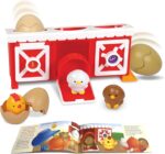Learning Resources Peeksville Hide & Cheep Chicken Coop, Farm Animals, Farm Toys, Barn, Sensory Toys, Peekaboo, Toddler Playset, Toddler Gift, Manipulatives for Preschoolers - Image 2