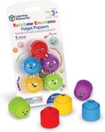 Learning Resources Rainbow Emotion Fidget Poppers, Sensory Toys, Social-Emotional Learning ,Sensory Toys for Toddlers, SEL Skills,Fine Motor Skills, Ages 3+,5 Pieces - Image 2