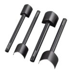 Leather V Shape Cutter Punch,4 PCS 20/25/30/35mm Leather Precision Cutting Tool for Belts, Crafts, DIY Leatherworking – Durable Stainless Steel Punch Set - Image 2