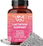 Love You Lactation Support for Breastfeeding Moms – Herbal Milk Booster with Fenugreek, Moringa & Goat’s Rue – 2000 mg per Serving – Vegan Postnatal Supplement for Milk Flow & Energy – 60 Capsules - Image 2