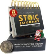 MESMOS 366 Daily Stoic Calendar, Inspirational Christmas Gifts for Men, Stocking Stuffers Men's Gifts for Dad, Daily Affirmations Office Desk Decor for Men, Motivational Self Care Office Accessories - Image 2