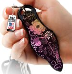 MUNIO Self Defense Keychain – Stylish, Portable Safety Tool for Women & Men – Non-Lethal, TSA Approved, Made in USA - Image 2
