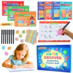 Magic Grooved Writing Practice for Kids Ages 3-8 – Reusable Handwriting Practice Books and Preschool Learning Activities, Perfect Educational Gift - Image 2