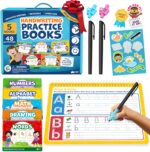 Magic Grooved Writing Practice for Kids - Tracing Books for Ages 3-5, Grooved Handwriting Practice for Kids 5-7 8-10, Magic Copybooks Preschool Learning Activities, 3 Year Old Boy Gifts for Grandkids - Image 2