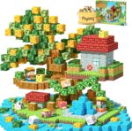 Magnetic Blocks, Forest Animals Magnet World Set, Magnetic Building Cubes for Boys Girls Age 4-8, 5-7, 8-12, STEM Montessori Sensory Toys for 3+ Toddlers, Travel Outdoor Toy Gifts for Kids - Image 2