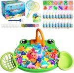 Maiwaput Water DIY Crafts Elf Toy Kit, 20 Color Gel & 12 Molds, Magic Paint Set Glow in The Dark Water Pets, Gel Craft Kits in Water Creative Handmade Art Set for Kids Age 3 4-8 8-12 - Image 2