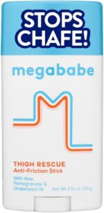Megababe Thigh Rescue Anti-Chafe Stick | Prevents Skin Chafe & Irritation | Thighs, arms, Bra-Lines & More - Image 2