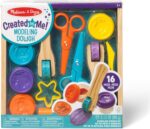 Melissa & Doug Created by Me! Cut, Sculpt, and Roll Modeling Dough Kit with 8 Tools and 4 Colors of Modeling Dough - Image 2