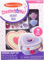 Melissa & Doug Created by Me! Heart Box Wooden Craft Kit - Image 2