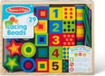 Melissa & Doug Deluxe Wooden Lacing Beads - Educational Activity with 27 Beads and 2 Laces - Image 2