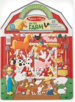 Melissa & Doug Puffy Sticker Play Set – On The Farm, 52 Reusable Stickers with 2 Fold-Out Scenes, Restickable Animal Arts and Crafts Activity Book for Kids Ages 4+ - FSC Certified - Image 2
