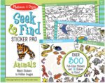 Melissa & Doug Seek and Find Sticker Pad, Animals (400+ Stickers, 14 Scenes to Color) Search and Find Sticker Pads, Arts and Crafts Activity for Kids Ages 4+ - FSC-Certified - Image 2
