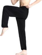 Men's Kung Fu Pants for Tai Chi & Martial Arts Training - Chinese Lantern Trousers with Elastic Waist, Lightweight Flowfit - Image 2